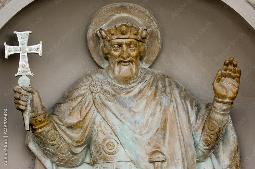 Obraz premium Monument to the Saint, Kyiv, Ukraine