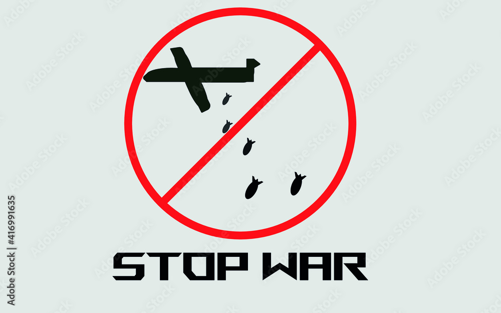 Ship bombing a city. Stop War. Ship bombing a city. Stop War.