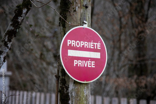 propriété privée