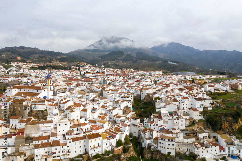 municipio de Yunquera en la comarca del parque nacional sierra de las Nieves, Andalucía