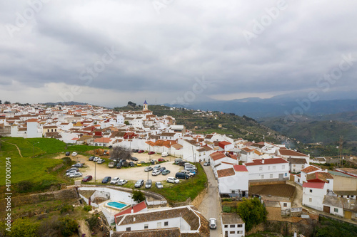 vista del municipio de Yunquera en la comarca del parque nacional sierra de las Nieves, Andalucía photo