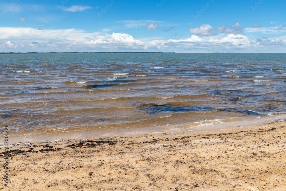 Beach in Lagoa do Patos lake Beach in Lagoa do Patos lake