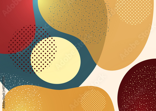 Creative sleek overlapping shapes. Summer sale offer. Fashionable art for cover, poster, internet, page, social, media, announcement, greeting, postcard. Vector