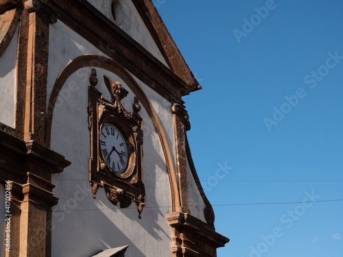 vista della chiesa principale di Zagarolo, in provincia di Roma photo