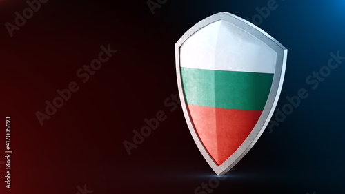 Free Download Steel armor painted as Bulgaria flag. Protection shield and safeguard concept. Safety badge. Security label and Defense sign. Force and strong symbol. - GFXLoad