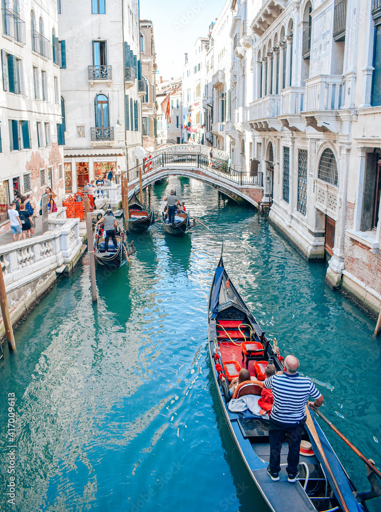 Venice, Italy Canal and Gondola