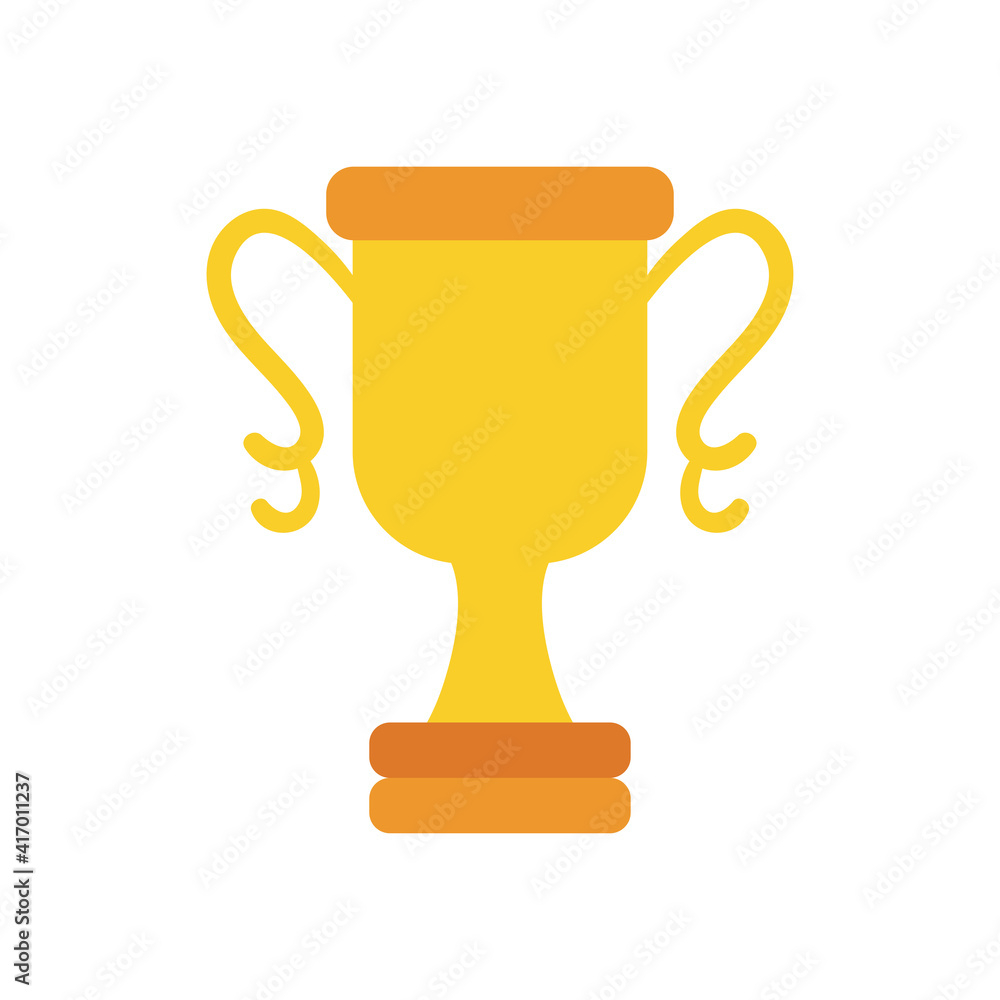 trophy cup on white background vector design trophy cup on white background vector design