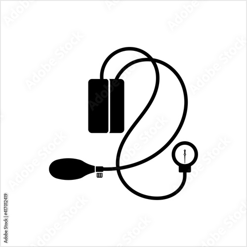 Blood Pressure Icon, Sphygmomanometer Blood Pressure Meter