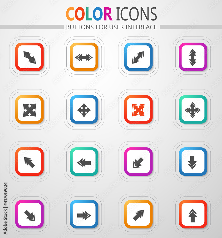 Arrows, directions and signposts icon set Arrows, directions and signposts icon set