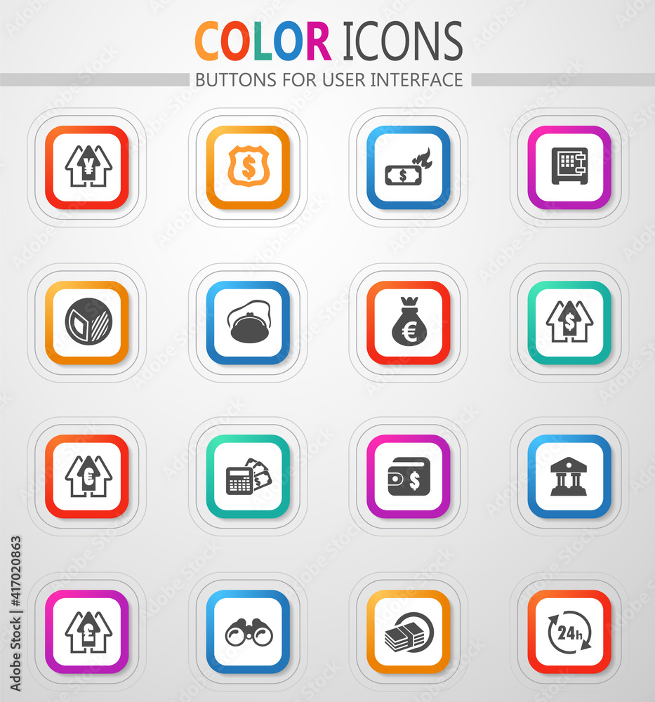 Business and commerce icon set Business and commerce icon set