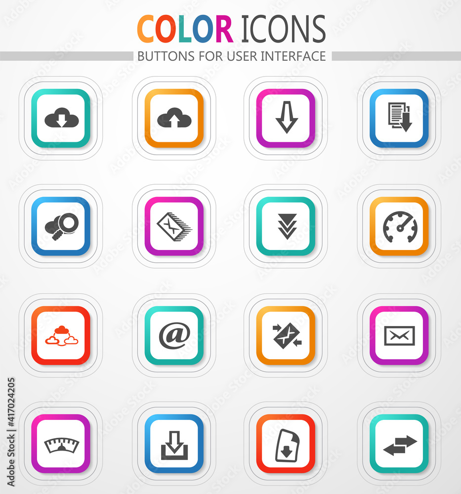 Download icons set Download icons set