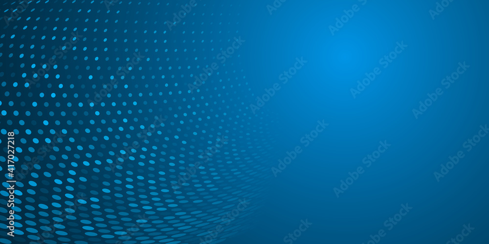 Abstract background made of halftone dots in blue colors Abstract background made of halftone dots in blue colors