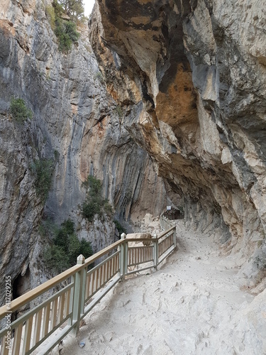 walking path in the canyon
