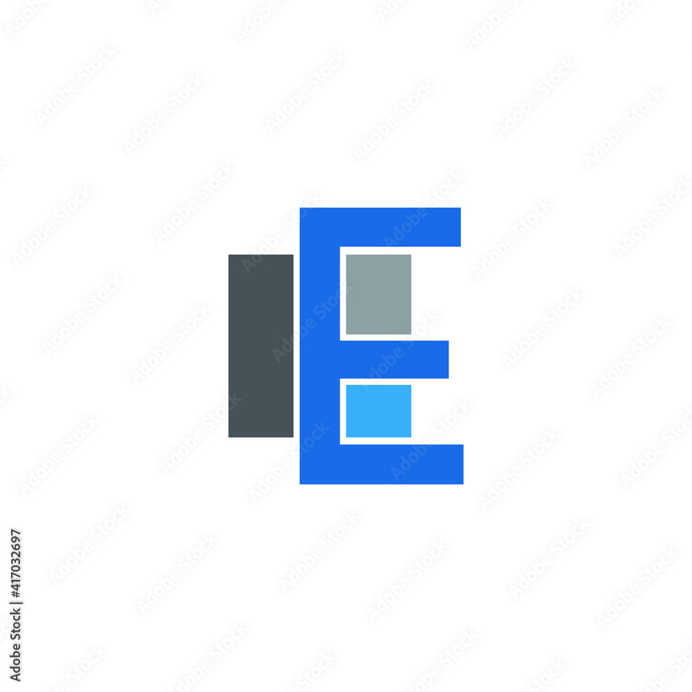 concept logo with letter , font E, F, G, H concept logo with letter , font E, F, G, H