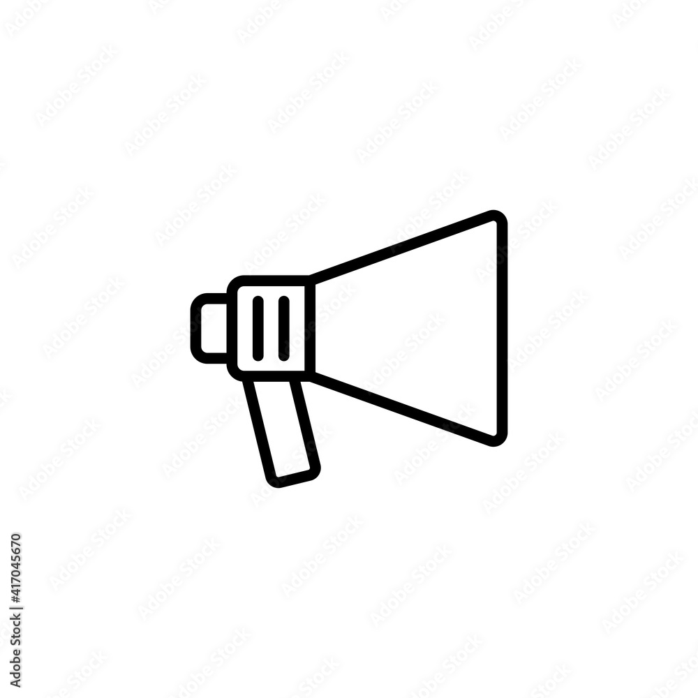 Megaphone Icon Vector for web site Megaphone Icon Vector for web site