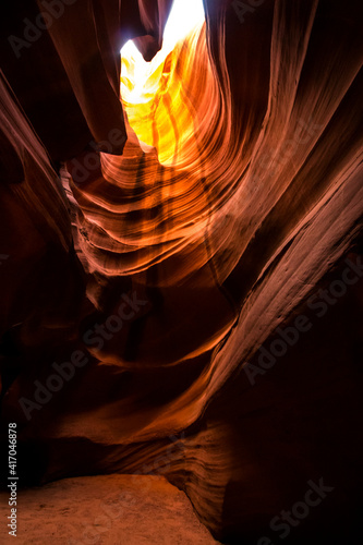 artistic photos of the Antelope Canyon in Arizona