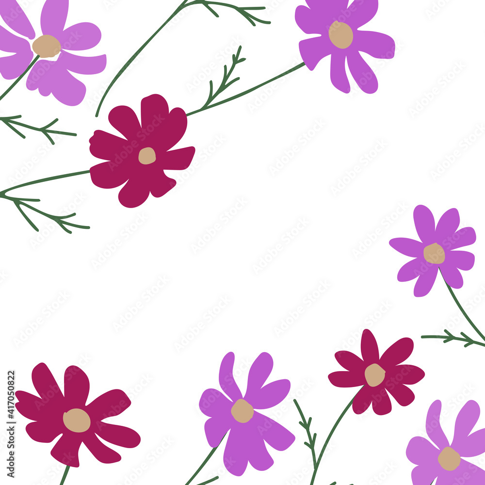 Floral vector background