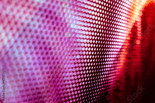 CloseUp LED blurred screen. LED soft focus background. abstract background ideal for design.