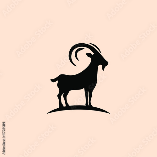 Mountain Goat icon Vector illustration
