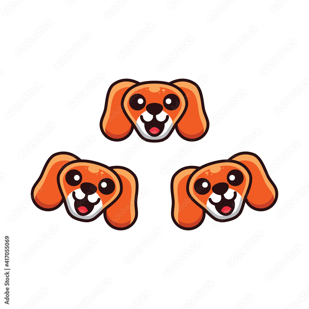 Simple Mascot Logo Design Dog. Abstract emblems, design concepts, logos, logo type elements Simple Mascot Logo Design Dog. Abstract emblems, design concepts, logos, logo type elements
