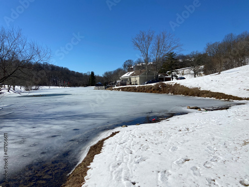 winter in the mountains