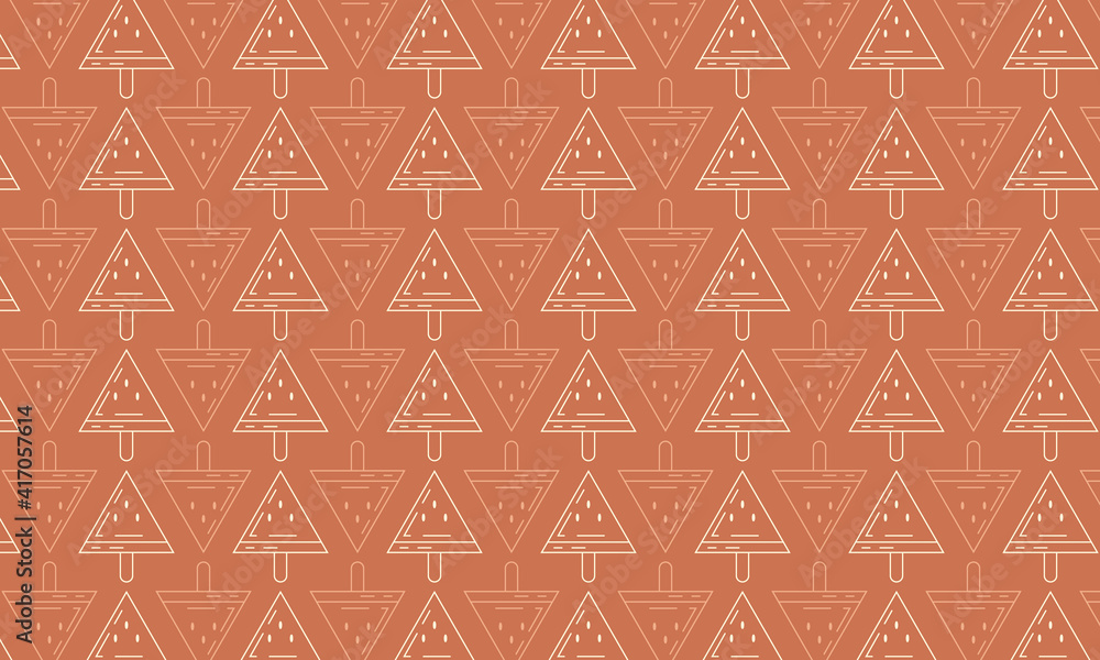 watermelon with stick seamless pattern watermelon with stick seamless pattern