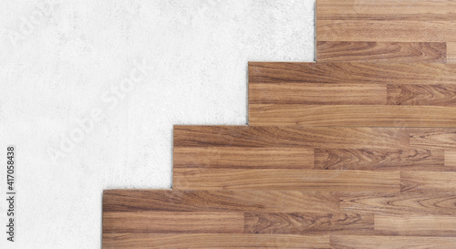 Wooden and concrete cement floor texture