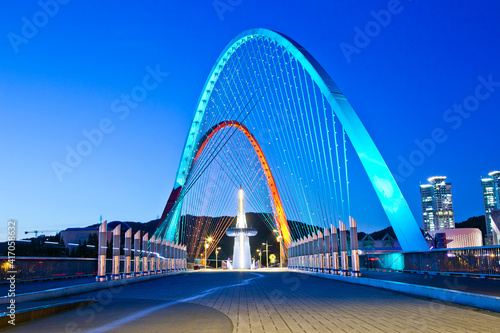 Expo Bridge in Daejeon, South Korea.