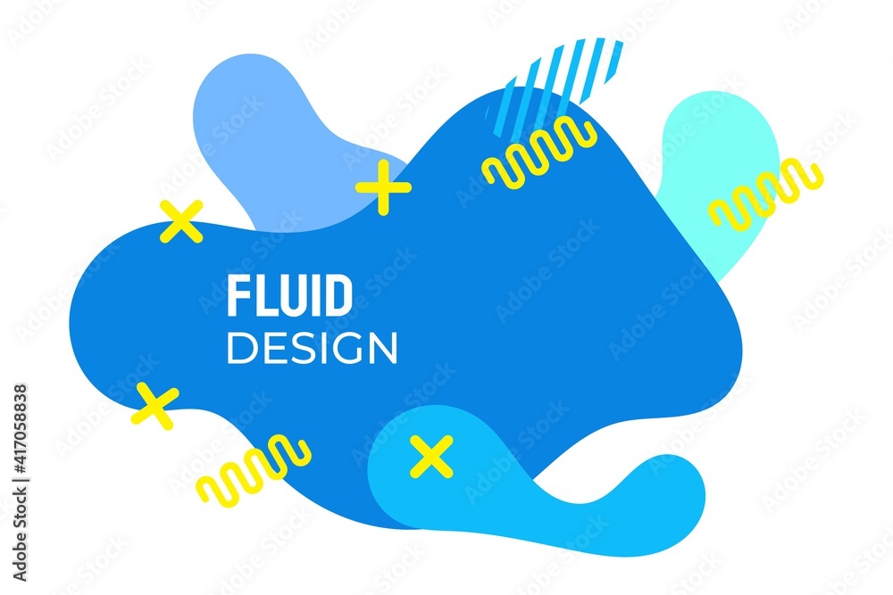 Fluid design with nice zigzag curved lines. suitable for background, web, cover, banner, presentation, etc.