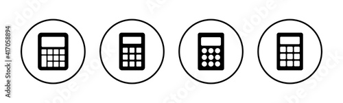 Calculator icons set. Calculator vector icon