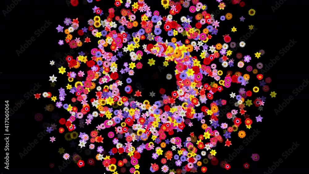Colorful Sparkling Flowers and Rose CG background
Colorful Sparkling Flowers and Rose CG background