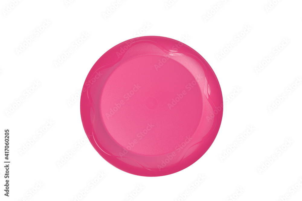 Purple plate isolated on a white background. Purple plate isolated on a white background.