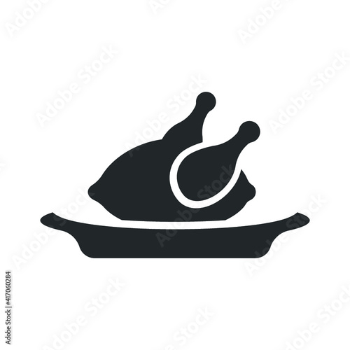 Chicken broast icon photo