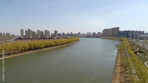Waterfront City Architectural scenery, North China © zhang yongxin