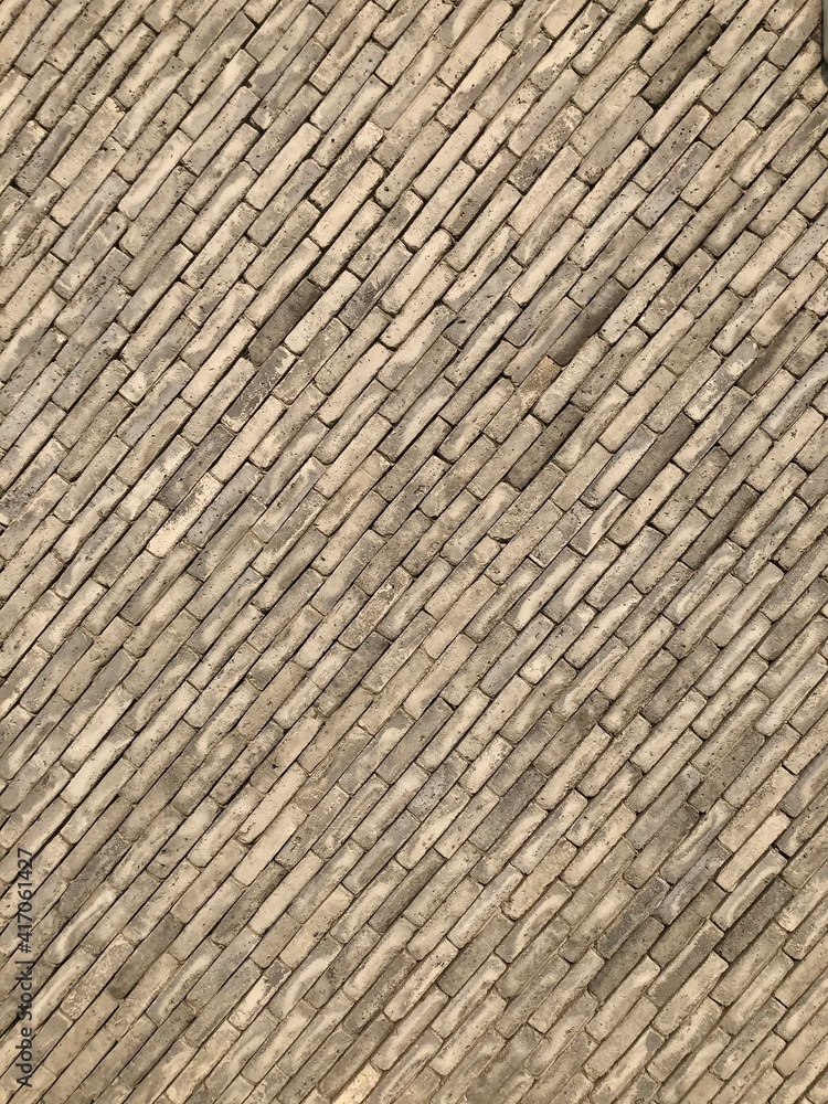 old brick wall may used as vertical background old brick wall may used as vertical background