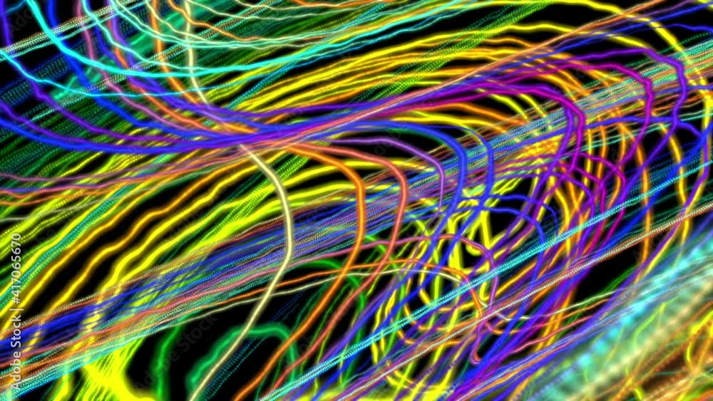 Colorful rotating curves Colorful rotating curves