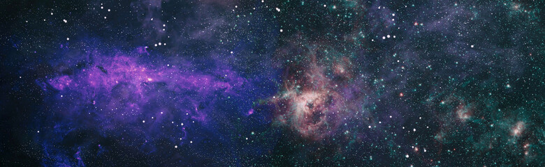 Mystical beautiful space. Unforgettable diverse space background Elements of this image furnished by NASA