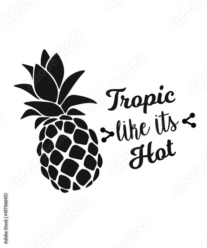 Vacation tropic summer graphic design vector for brand, company, t-shirt, business, work, fun, gifts, website in a high resolution editable printable file.