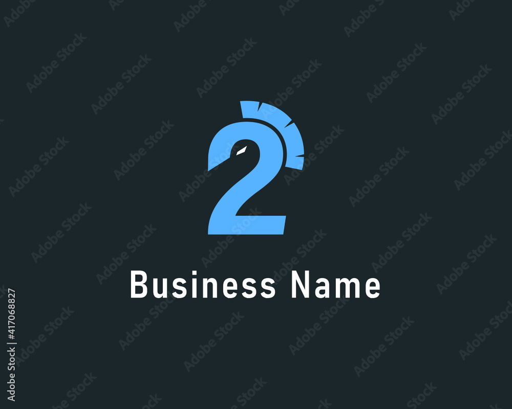 Flat 2 Spartan Logo Design Flat 2 Spartan Logo Design