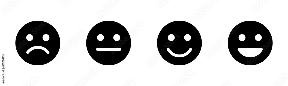 Smile icons set. Smile vector icon. Emoticon Icon vector. Emoji Smile icons set. Smile vector icon. Emoticon Icon vector. Emoji