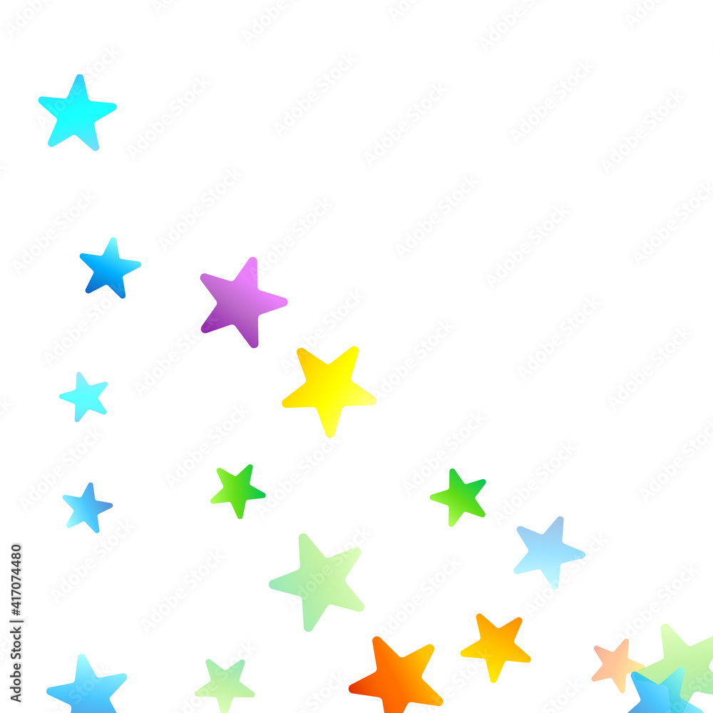 Rainbow Festive Confetti. Carnival Star Falling. Rainbow Festive Confetti. Carnival Star Falling.