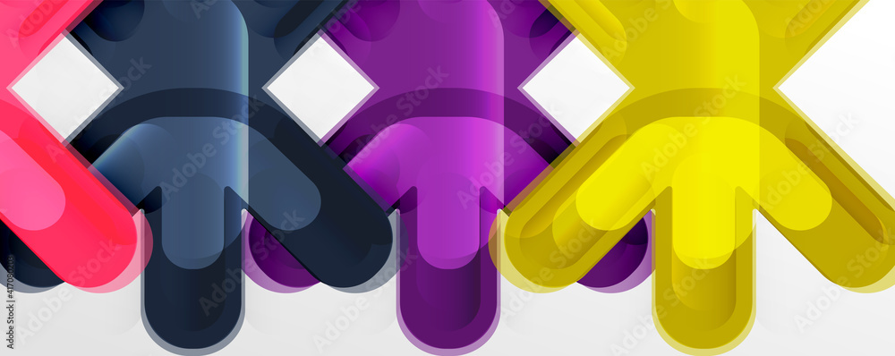 Abstract glossy crosses background for business or technology presentations, internet posters or web brochure covers Abstract glossy crosses background for business or technology presentations, internet posters or web brochure covers