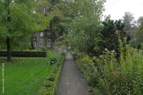 Garden Pathway with House
