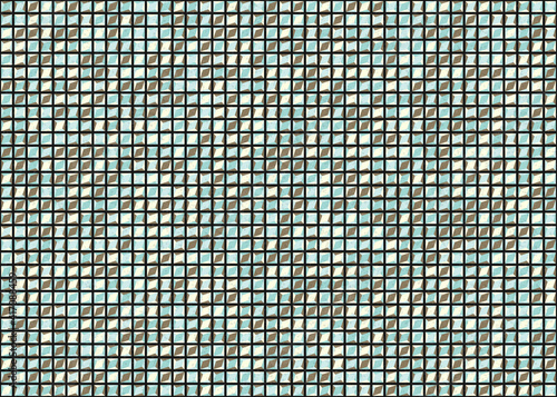 Abstract Geometric Pattern generative computational art illustration