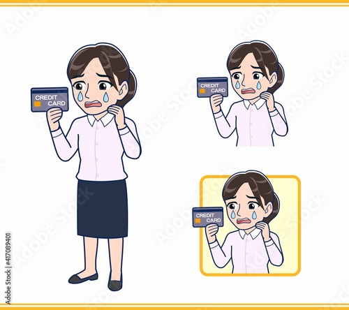 ピンクのYシャツを着た女性