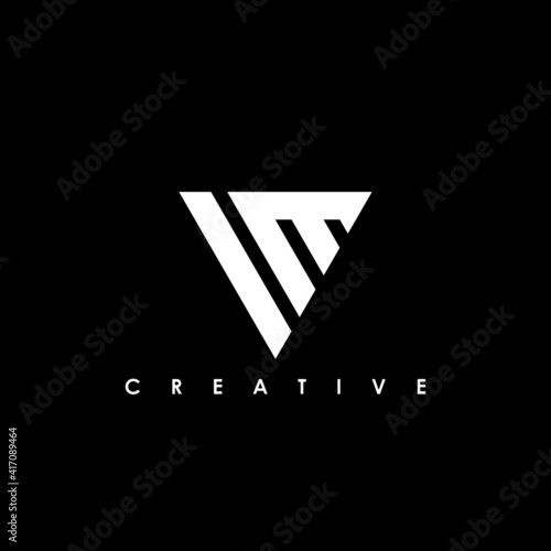 IM Letter Initial Logo Design Template Vector Illustration