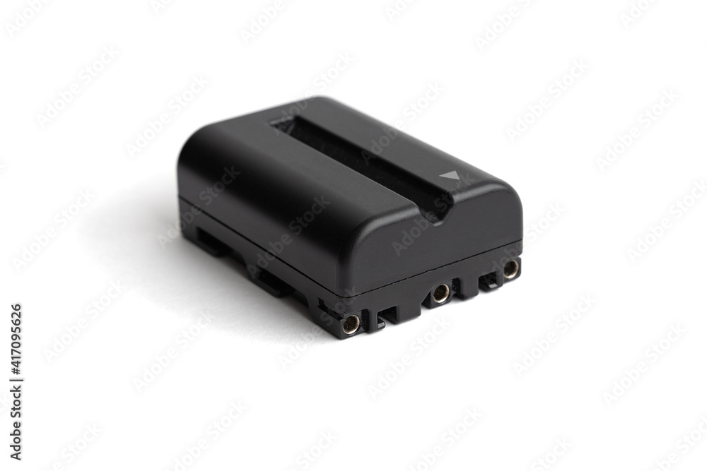 Power source the battery on a white background. Power source the battery on a white background.