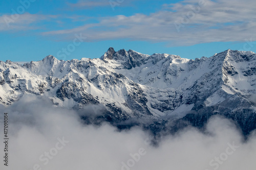Belledonne above the clouds