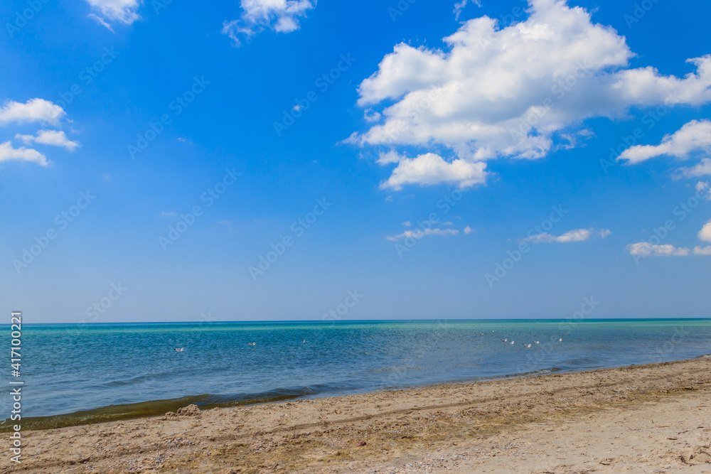 View of the Black sea in UKraine View of the Black sea in UKraine