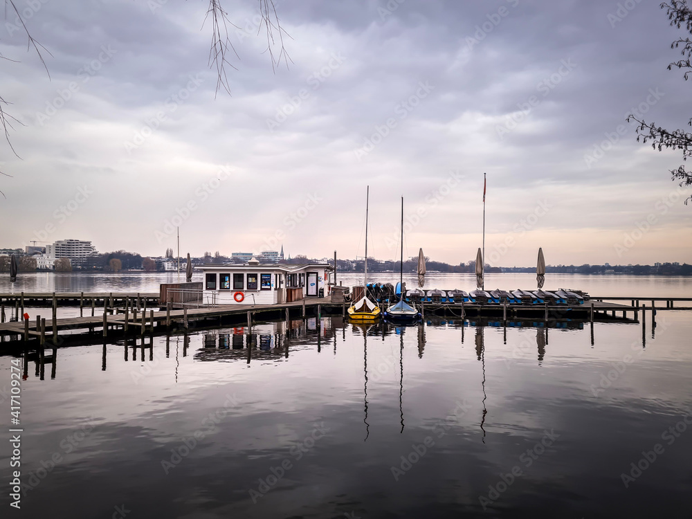 Fototapeta premium Hamburg meine Perle